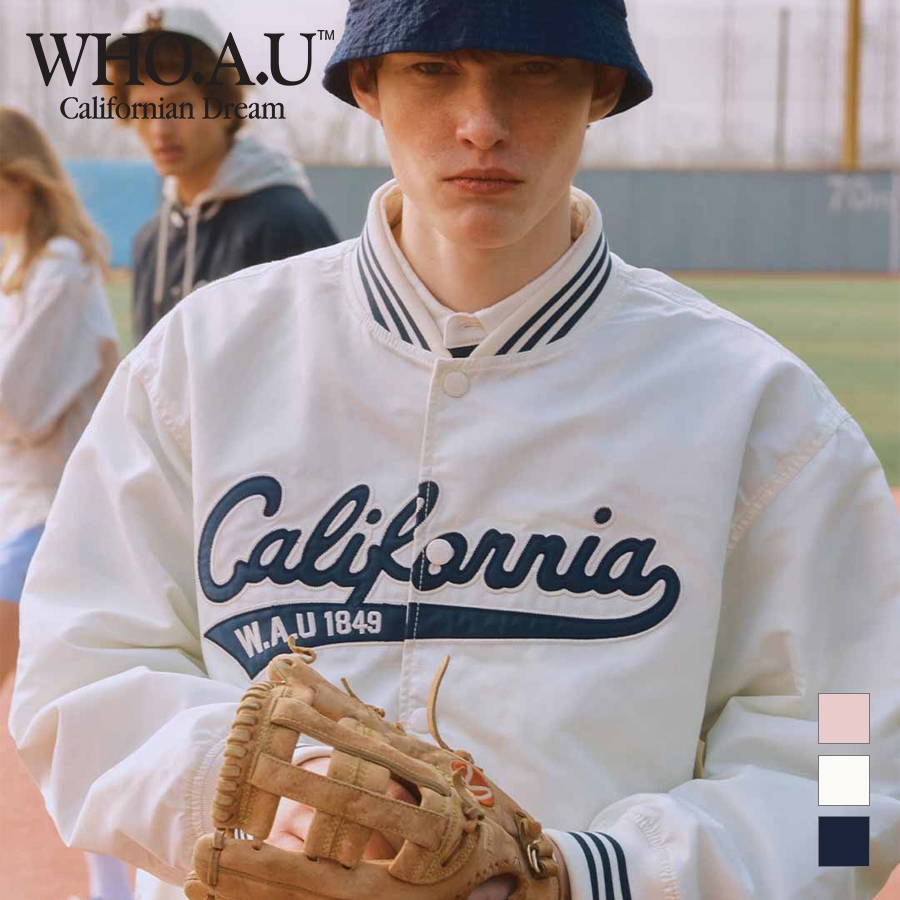 [WHO.A.U] 拼貼棒球外套 | WHJKF2315U