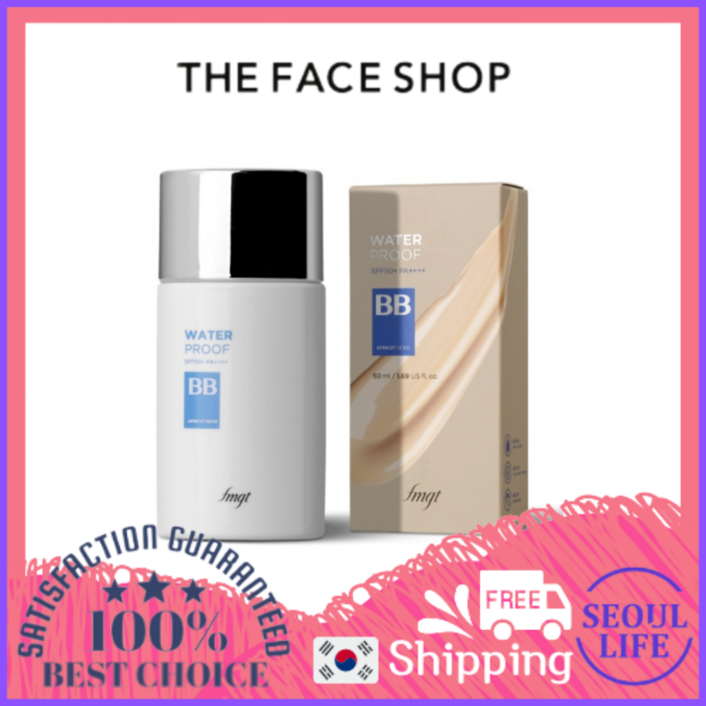 韓國 THE FACE SHOP 防水BB霜 SPF50+ PA++++ 50ml 2色/ 菲詩小鋪 BB霜