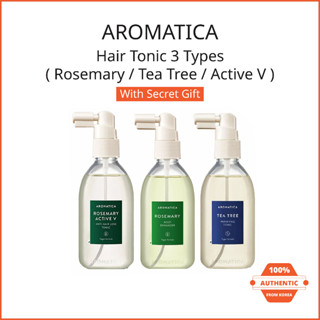 [Aromatica] 頭髮噴劑 3種 植物根部增強頭皮精華 100ml (迷迭香, 茶樹, 活力)