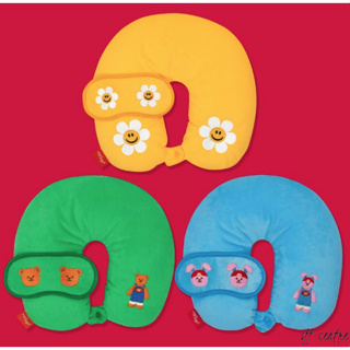 Wiggle Wiggle Travel Neck Pillow, Eye Patch 旅行颈枕、眼罩