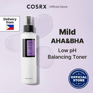 [COSRX 官方] AHA/BHA 淨化爽膚水 150ml, AHA, BHA 0.1%, 保濕, 溫和去角質面部噴霧