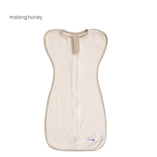 Malang Honey韓國 有機新生兒襁褓毯睡袋蝴蝶形-有機原始(秋冬)