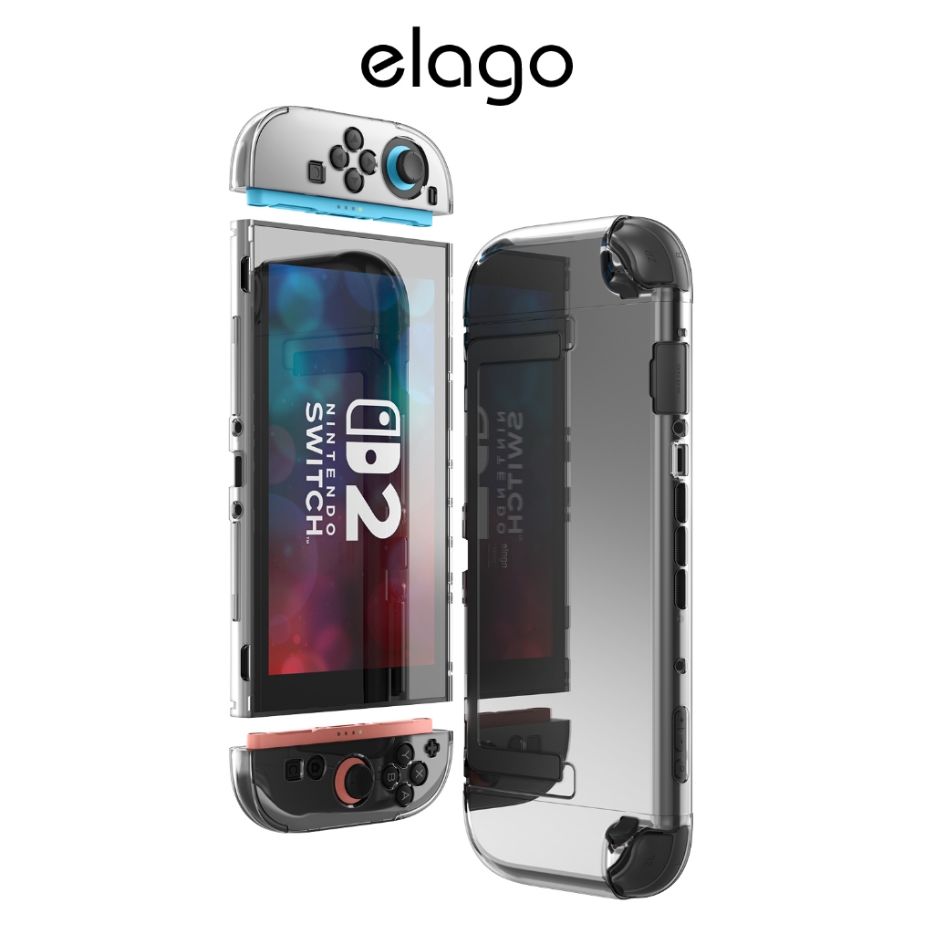 [elago] 透明保護殼與 Nintendo Switch 2 兼容