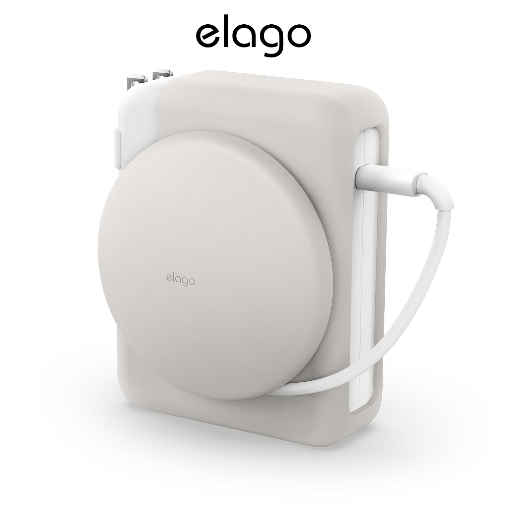 [elago] 適用於 Apple 140W USB-C 纜管理充電器保護套