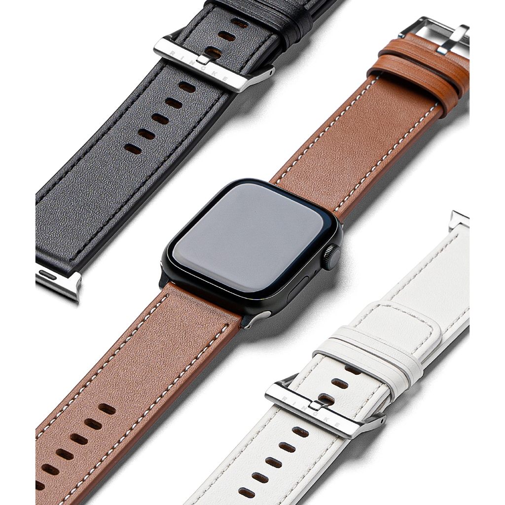 Ringke Leather One Basic Bold 適用於 Apple Watch 系列 美觀 時尚智能手錶帶