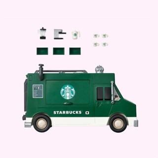 STARBUCKS 星巴克韓國 playmobil 人偶咖啡卡車、商店、傢俱套裝
