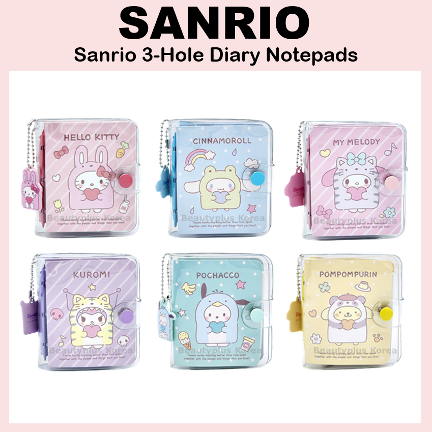 三麗鷗 [Sanrio]Sanrio charictors 3 Hole Diary, Kuromi kitty