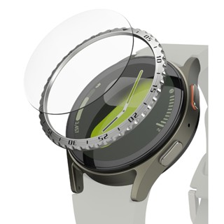 Ringke Bezel Styling 適用於 Galaxy Watch 7 44mm 輕質黏性不銹鋼框架保護套
