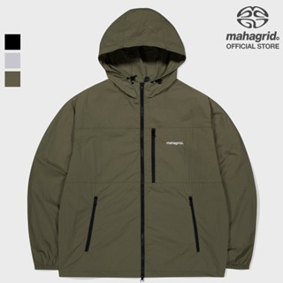 [MAHAGRID] 基本款標誌尼龍風衣 unisex korean style