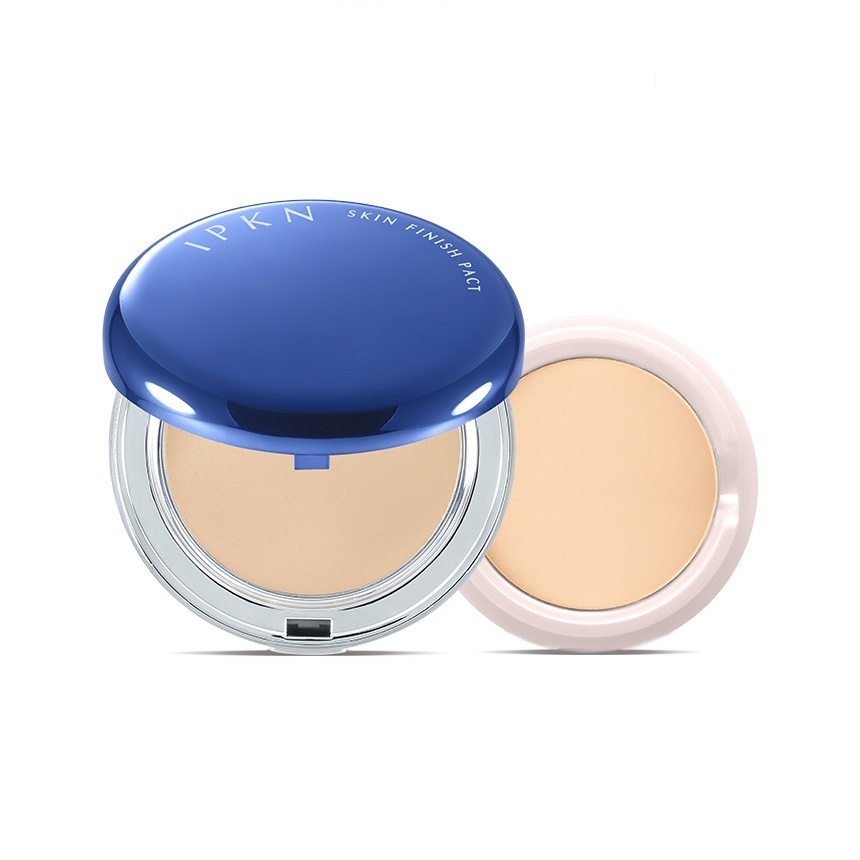 【IPKN】 Skin Finish Pact Powder + Refill / 韓國定妝粉餅
