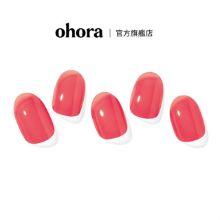 【ohora】 凝膠指甲貼(純色) N Tint Red 官方旗艦店/糖漿/紅色