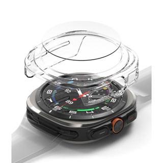 Ringke Slim & Glass 適用於 Galaxy Watch Ultra 47mm 輕質防刮硬殼帶鋼化玻璃屏