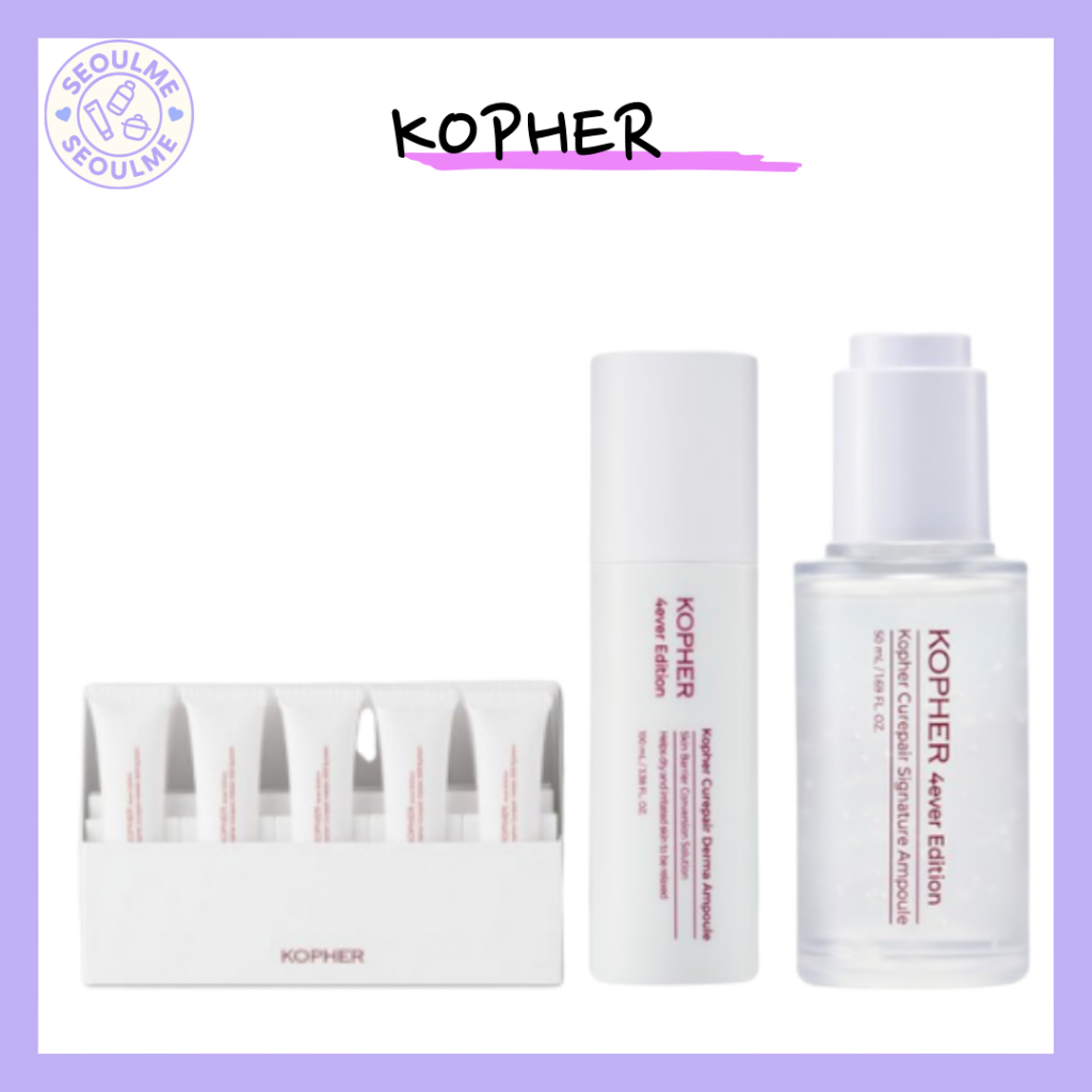 [KOPHER] 簽名安瓿三重奏 | 毛孔保濕安瓿 50ml + SOS 屏障安瓿套裝 (20x1.5ml) + 緩解問