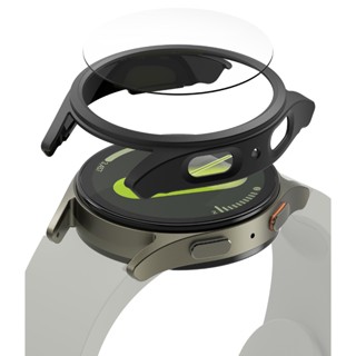 Ringke Slim & Glass 適用於 Galaxy Watch 7 44mm 輕質防刮硬殼帶鋼化玻璃螢幕保護膜