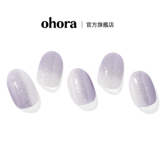 【ohora】 凝膠指甲貼(彩繪) N Lilac Glow 官方旗艦店/漸變/大理石/紫色