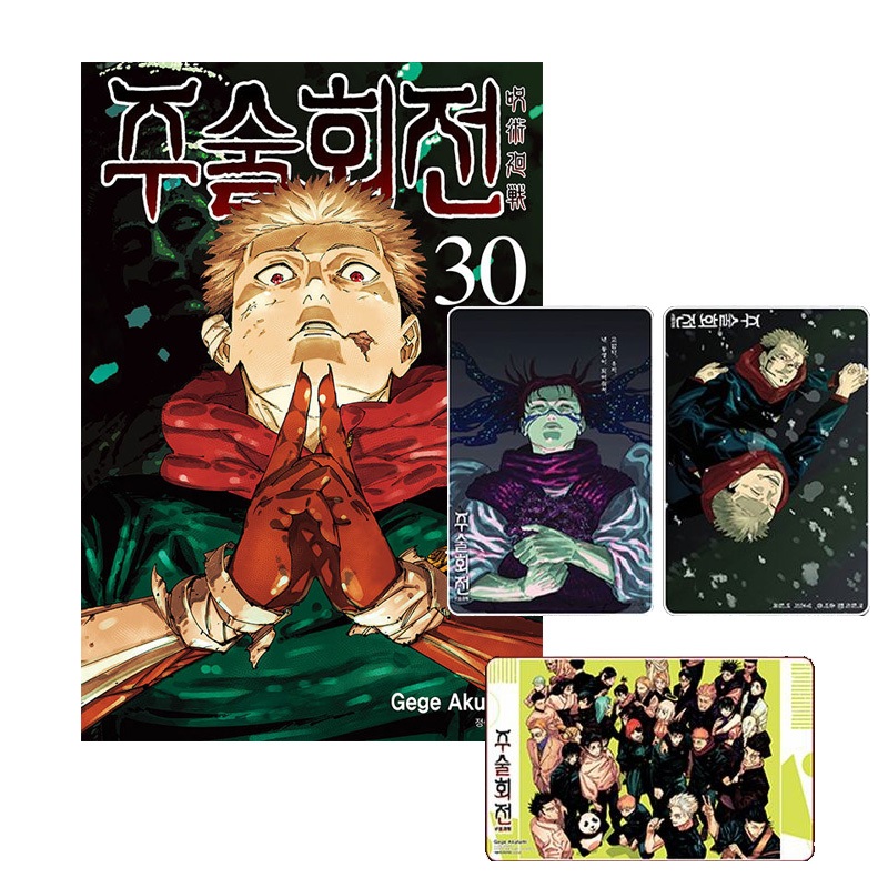 [韓國版] 咒術迴戰 (Jujutsu Kaisen) Vol.30 首刷限定版 (芥見下々 韓版 韓文版 日漫 漫畫)