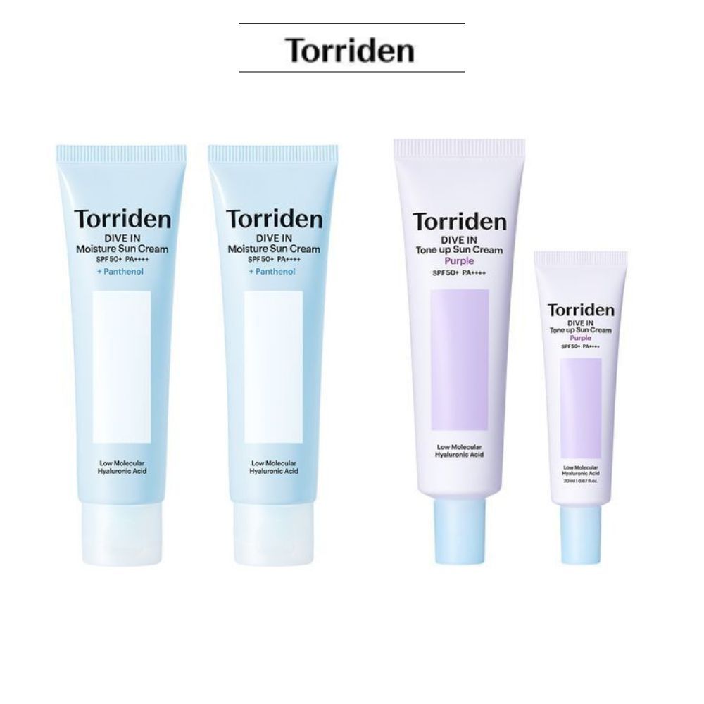 Torriden DIVE IN 保濕防曬霜,紫色提亮防曬霜 SPF50+