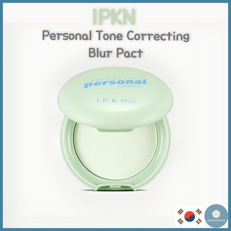 [IPKN] 韓國大創個人色調校正模糊粉餅(綠色)5.5 克/面部化妝粉