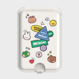 Line FRIENDS Minini 貼紙 MagSafe 卡片錢包支架