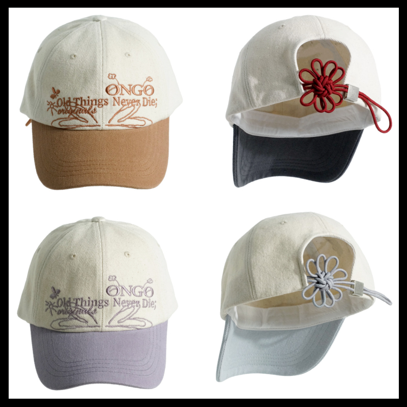 ONGO FLOWER KNOT CAP 韓版蝴蝶結棒球帽 韓系老帽 帽子 韓國代購 韓國出貨