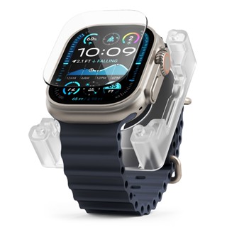 Ringke Easy Slide Glass 適用於 Apple Watch Ultra 2/1 鋼化玻璃螢幕保護膜的