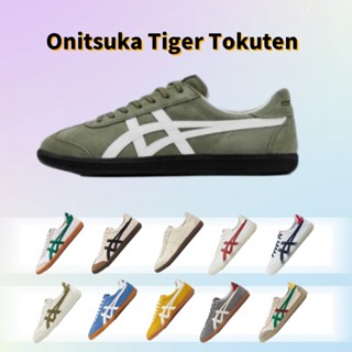 芽伊韓國代購Onitsuka Tiger鬼塚虎Tokuten情侶經典復古平底鞋男女T頭鞋休閒板鞋小白鞋1183B938