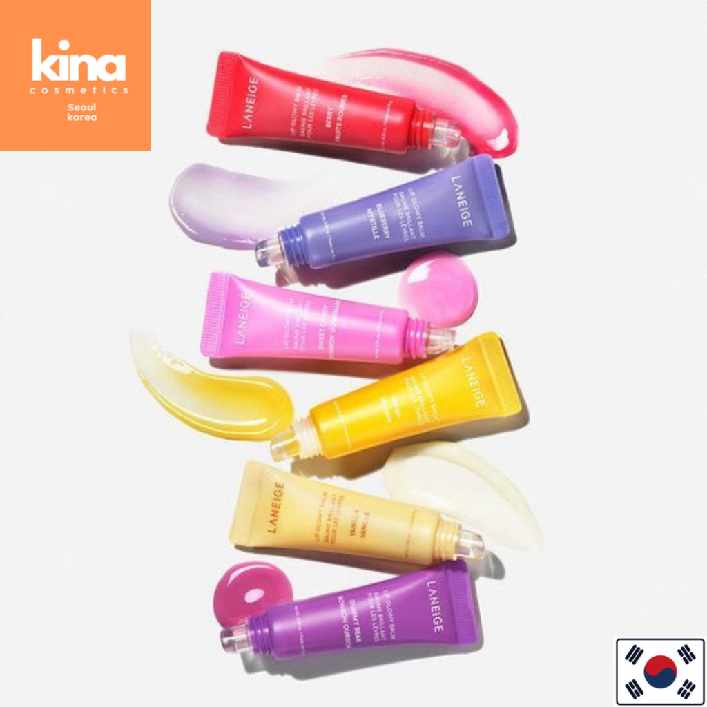 LANEIGE 蘭芝潤唇膏10g【漿果/蜘蛛熊/甜糖/香草/藍莓/芒果香味】+贈漿果3g*2+睡眠面膜15ml*2