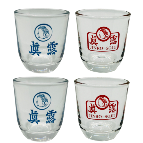 韓國 Soju shot Glasses 50ml Soju glass [4 件套] / Jinro is back