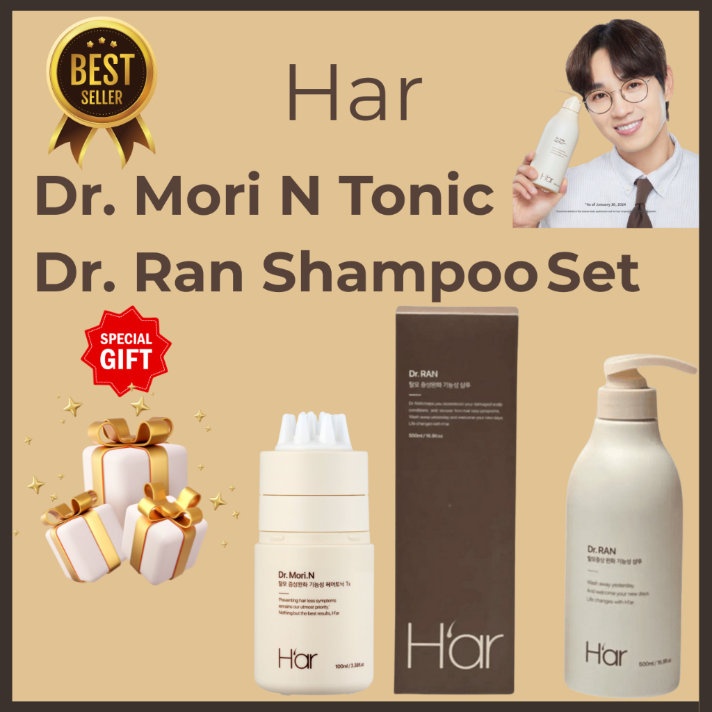 [H'ar] 頭皮護理 Dr. Mori N 護髮素 100 毫升 + Dr. Ran 洗髮水 500ml