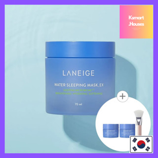 LANEIGE 蘭芝水睡眠面膜 60ml + 贈水睡眠面膜 15ml 2ea 彈力緊緻睡眠面膜刷
