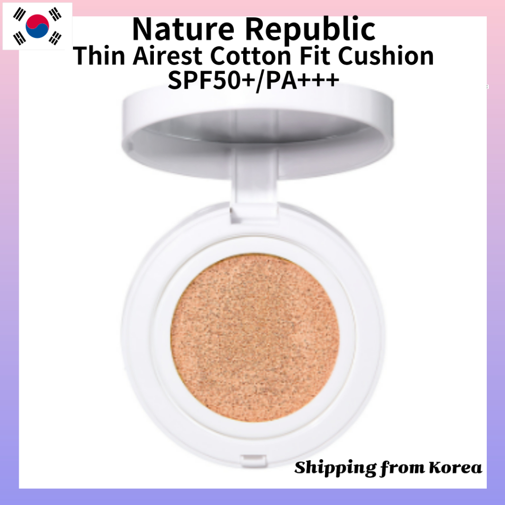 [Nature Republic] 薄款 Airest 純棉氣墊 SPF50+/PA+++