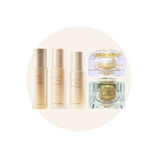 [Nature Republic] 人參皇家蠶絲爽膚水 130ml / 乳液 120ml / 精華 40ml / 眼霜