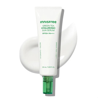 悅詩風吟 [Innisfree][2025NEW] 綠茶透明質酸保濕防曬精華 50ml SPF50+ PA++++