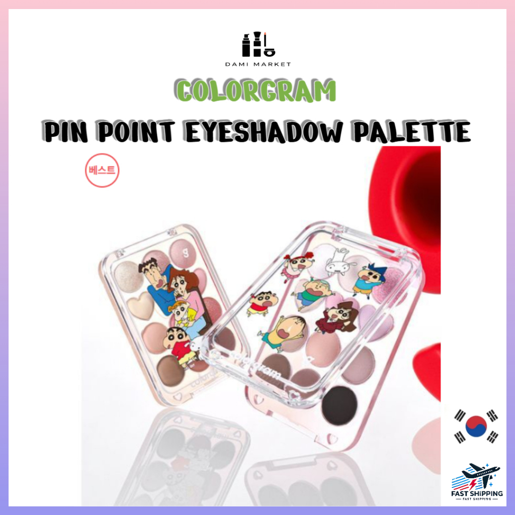 COLORGRAM PIN POINT 眼影盤 – 2 色/蠟筆小新版