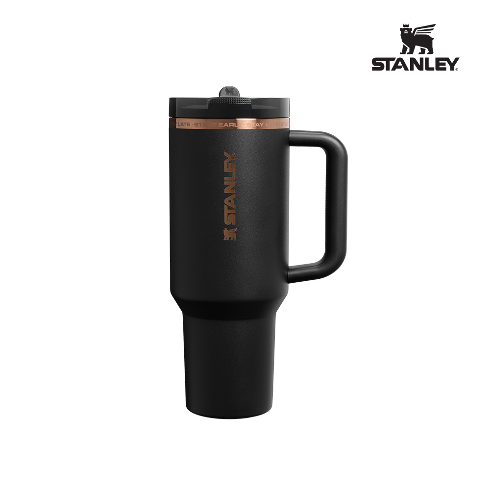Stanley 1913 Messi Quencher ProTour 翻蓋吸管杯 1.18L 山羊黑色絕緣