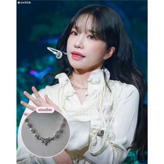 韓國 [aimelbie] 天水晶珍珠項鍊項鍊 / Jo Yuri pick 100% 正品