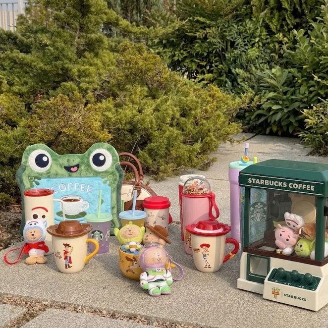 STARBUCKS 🇰🇷 星巴克 | 星巴克玩具總動員不倒翁碗袋袋