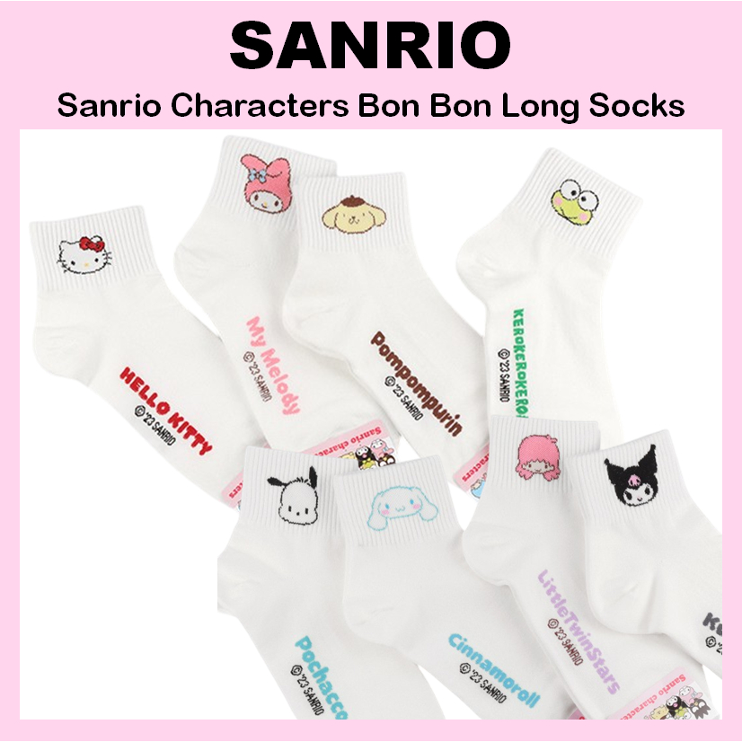 三麗鷗 [Sanrio] Sanrio Characters Bon Bon 長襪(Mymelody/Kuromi/Po
