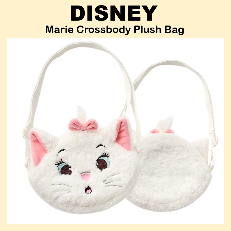 迪士尼 [DISNEY] Marie 斜挎毛絨包 Disney Cat Marie