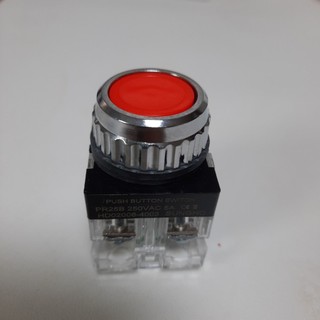 SungHo PR-25B-1R Ø25 PB 1a1b 250VAC 5A 非發光按鈕開關紅色