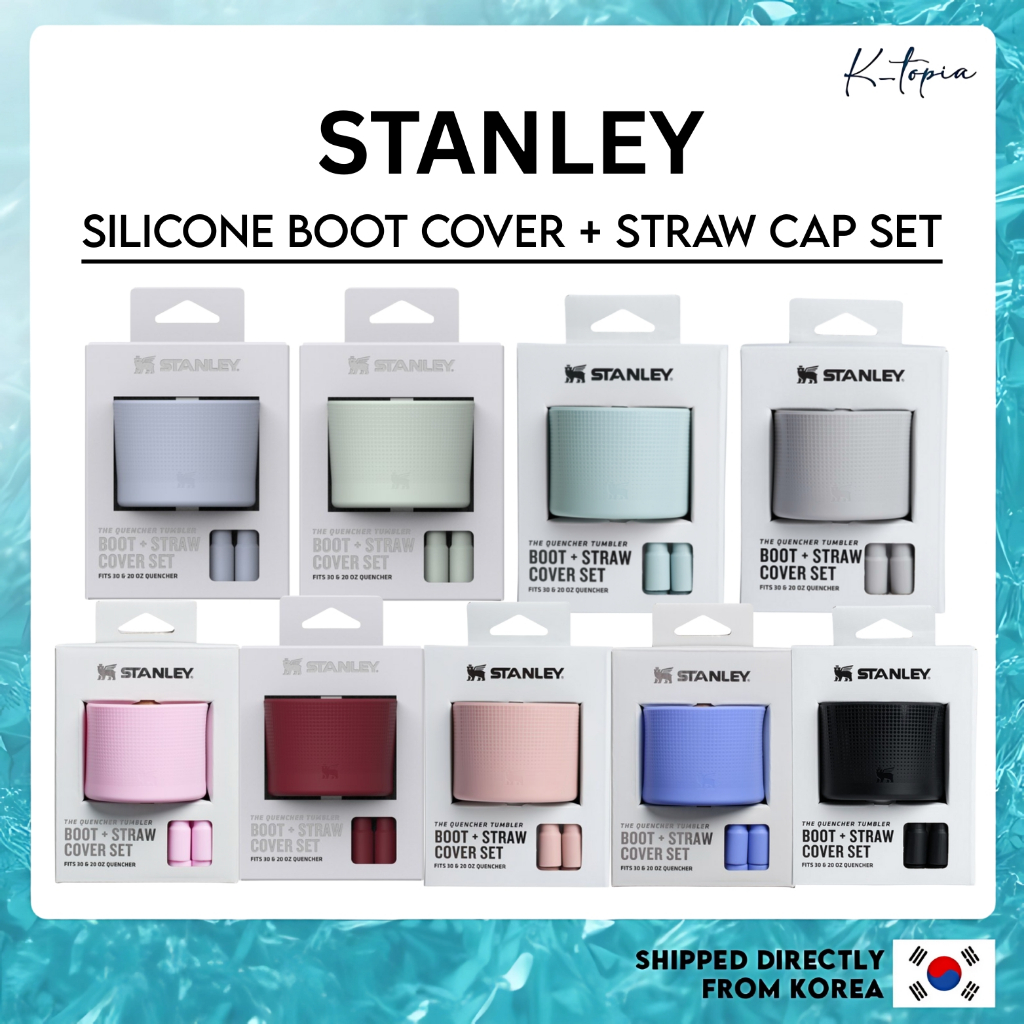 [Stanley] Quencher 1.18L / 591&887ml 矽膠靴套 + 草帽套裝 – 防漏防刮保護