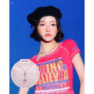KOREA [aimelbie] 天使之心水晶項鍊 / KiiKii Jiyu pick 100% 正品