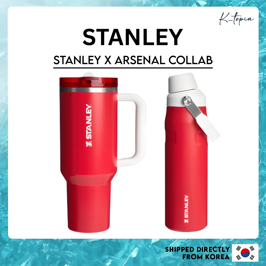 [STANLEY x 阿森納] 限量版不倒翁系列 I Quencher Pro Tour 翻蓋吸管 1.18L IIce