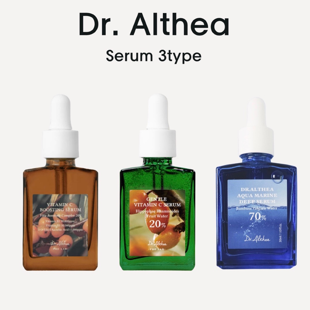 博士。 Althea / 維他命 C 增強精華 / 溫和維他命 C 精華 / Aqua Marine Deep Seru