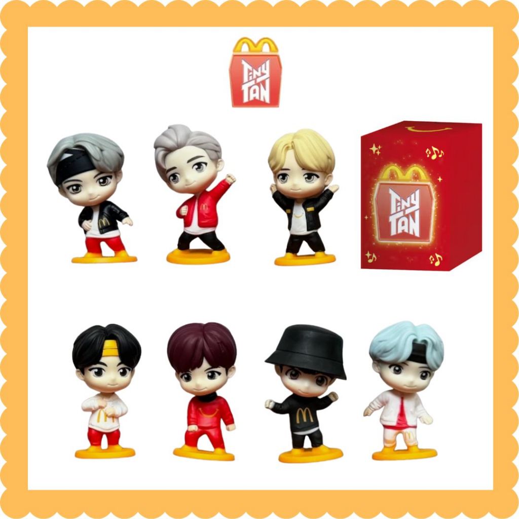 2025 年麥當勞 BTS TinyTAN Ver2 Happy Meal 玩具 BTS 迷你公仔 encore 版