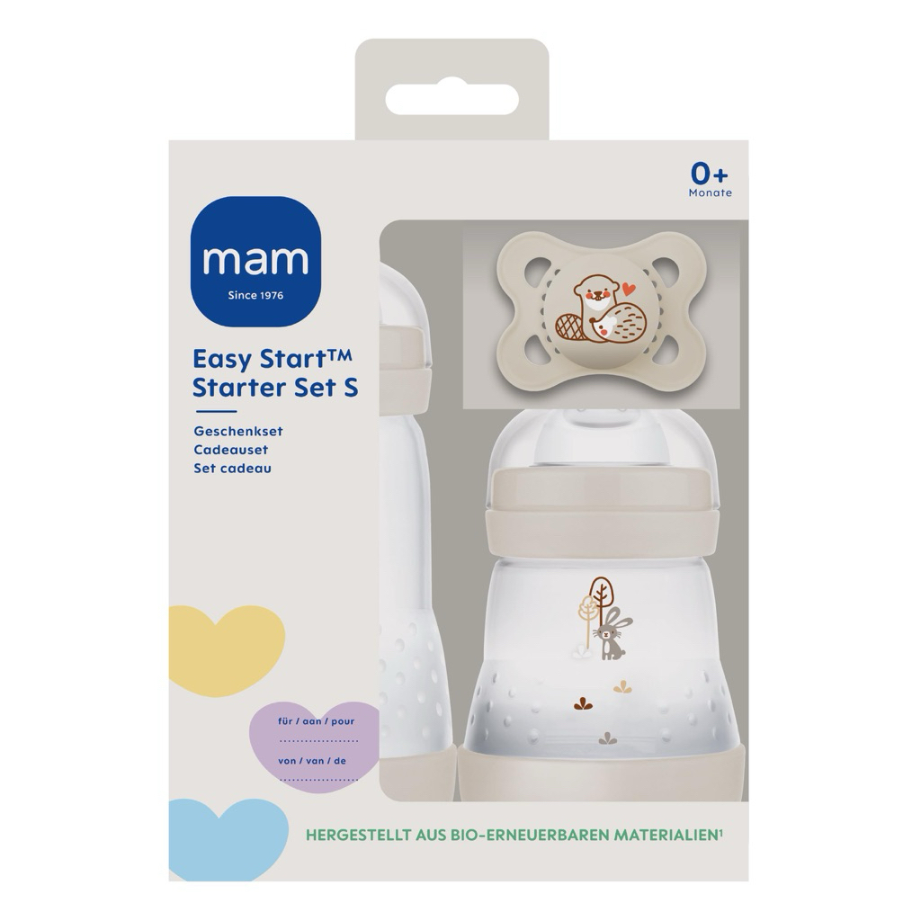 Mam 奶瓶套裝 (160ml + 260ml) 附贈 Mam 0m+ 奶嘴