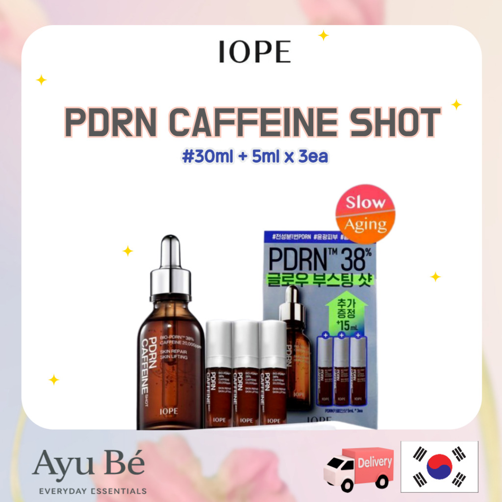 艾諾碧 [IOPE] IOPE PDRN 咖啡因射擊 30ml 套裝 (+5ml x 3ea)