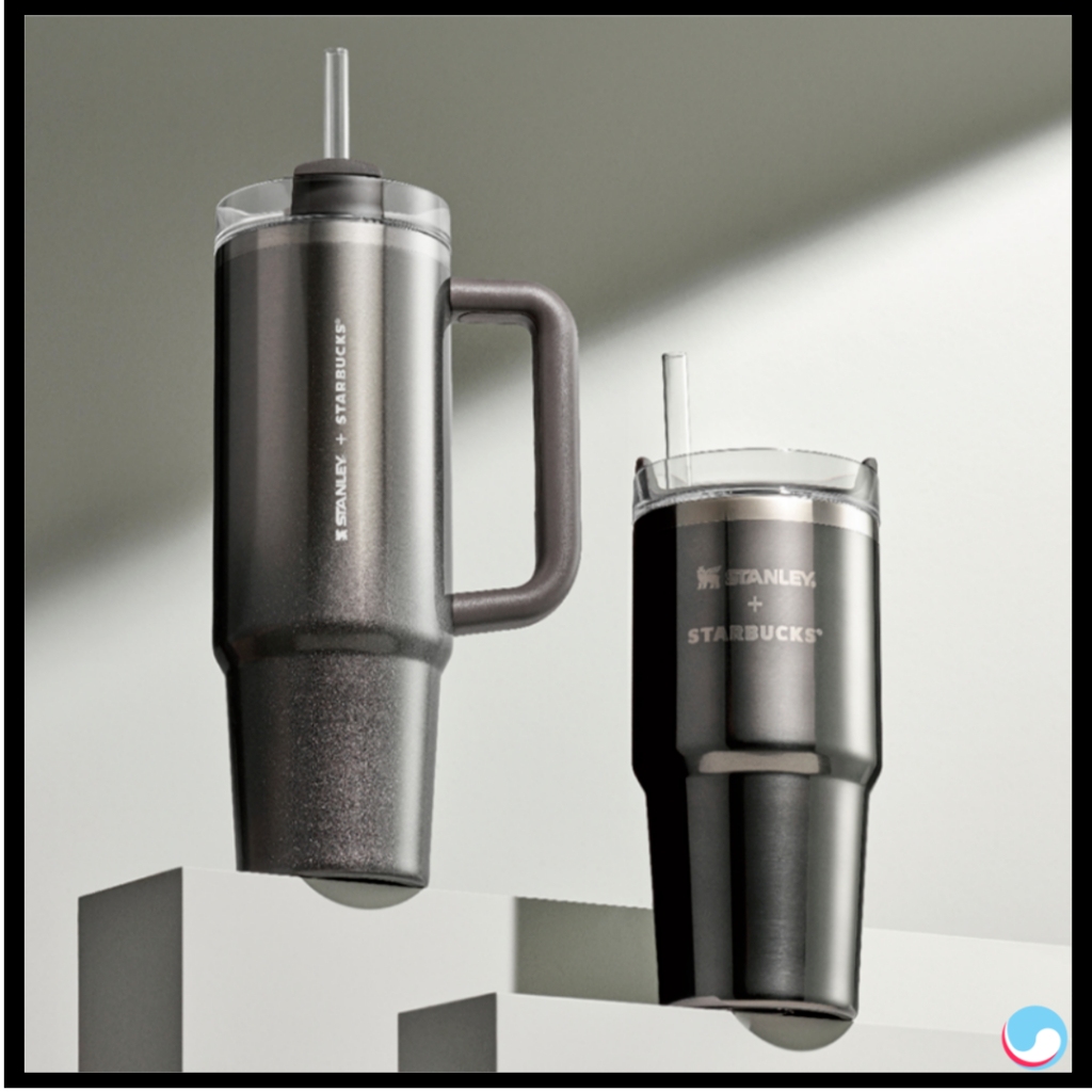 STARBUCKS [星巴克 x Stanley] 玻璃杯 SS Signature Quencher 玻璃杯金屬灰