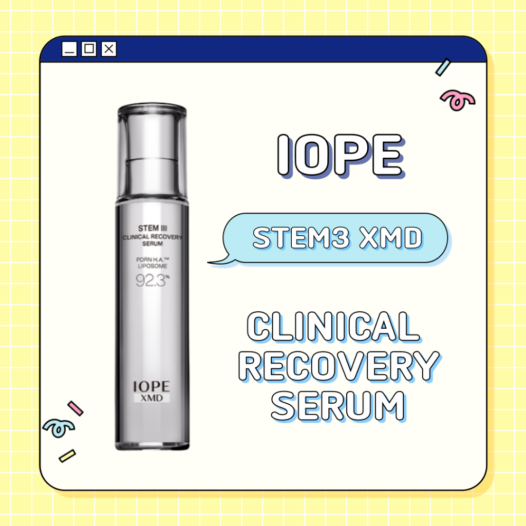 艾諾碧 [IOPE] Iope Stem 3 XMD 臨床修復精華液含 PDRN H.A 脂質體 92.3% / 30m