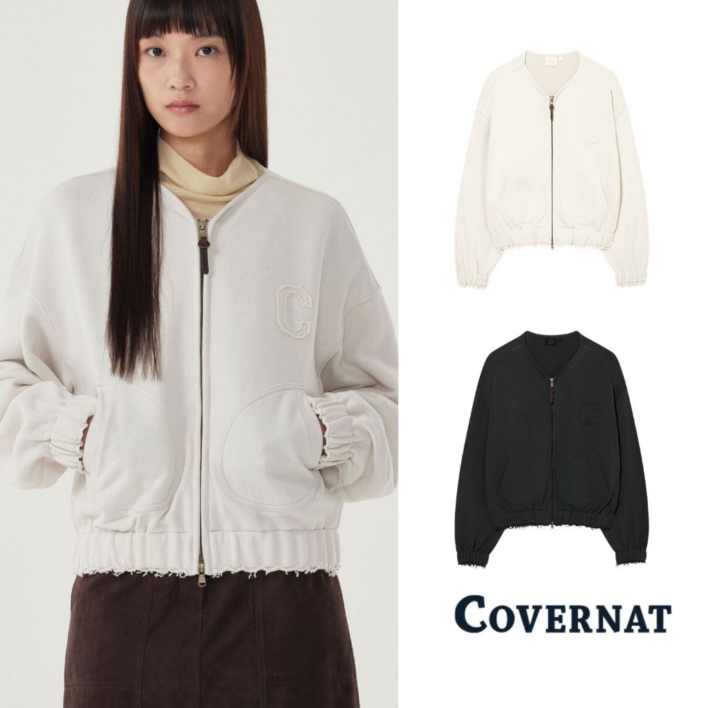[COVERNAT] 25FW 女性C LOGO運動外套 休閒外套 秋冬外套
